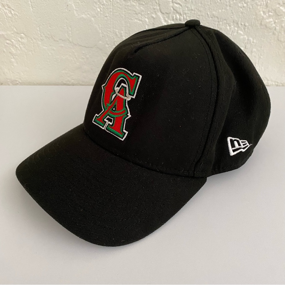 Rare New Era California Angels 'Sugar Skull Side Patch' 9FORTY A-Frame Snapback